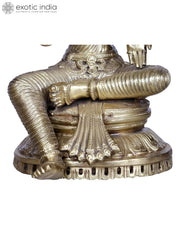 Indian Lord Goddess Lakshmi Idol Brass Statue