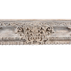 Antique Indian Hand Carved Solid Wood Console Table 03