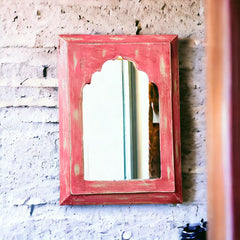 Mehrab Hand Carved Solid Wooden Mirror Frame 48