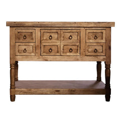 Indian Hand Carved Solid Wood Bathroom Vanity V05