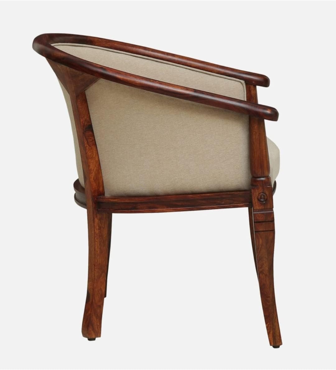The Gileteen Sheesham Wooden Arm Chair for Dining Living Room
