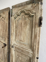 Indian Antique Old Door Solid Wood Doors Set Natural 170cm