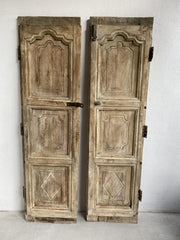 Indian Antique Old Door Solid Wood Doors Set Natural 170cm