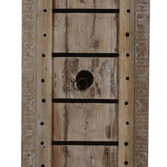 Indian Vintage Antique Reclaimed Teak Wooden Door Panel 30