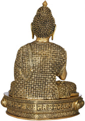 Indian Lord Buddha Tibetan Buddhist Buddha In Brass Statue