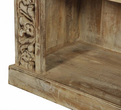 Indian Hand Carved Solid Wood Bookshelf B66