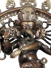Indian Lord Ganesha Handmade Brass Statue