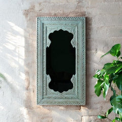 Hand Carved Solid Wooden Mirror Frame 76