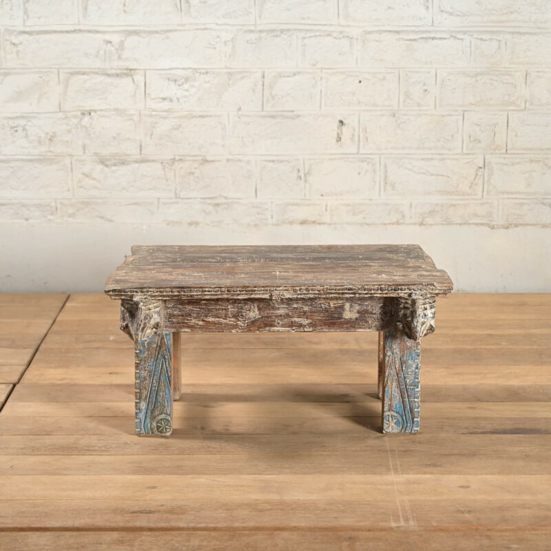 Vintage Reclaimed Wood Rustic Coffee Table Natural