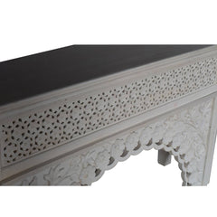 French Arched Hand Carved Indian Solid Wood Console  Table 18