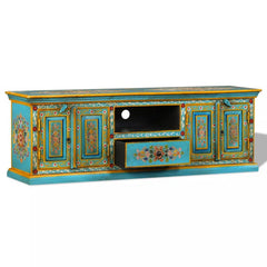 Indian Hand Painted Solid Wood TV Unit Stand B24