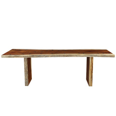 Ireton Solid Wood Live Edge Large Dining Table