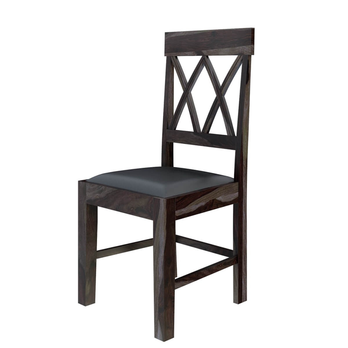 Antwerp Farmhouse Solid Wood Pineapple Back Rustic Dining Chair