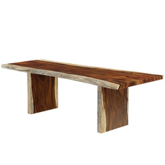 Ireton Solid Wood Live Edge Large Dining Table