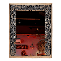 Hand Carved Solid Wooden Mirror Frame 122