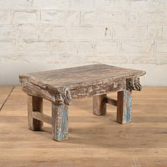 Vintage Reclaimed Wood Rustic Coffee Table Natural