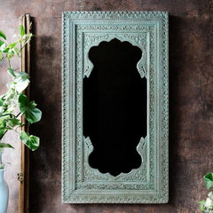 Hand Carved Solid Wooden Mirror Frame 76