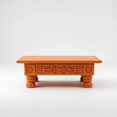 Indian Antique Hand Carved Solid Wood Coffee Table C127