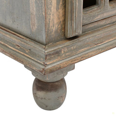 Indian Hand Carved Solid Wood Bedside Table 50