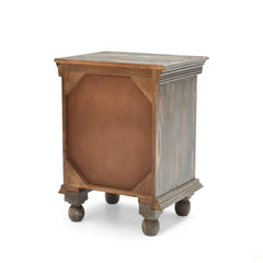 Indian Hand Carved Solid Wood Bedside Table 50