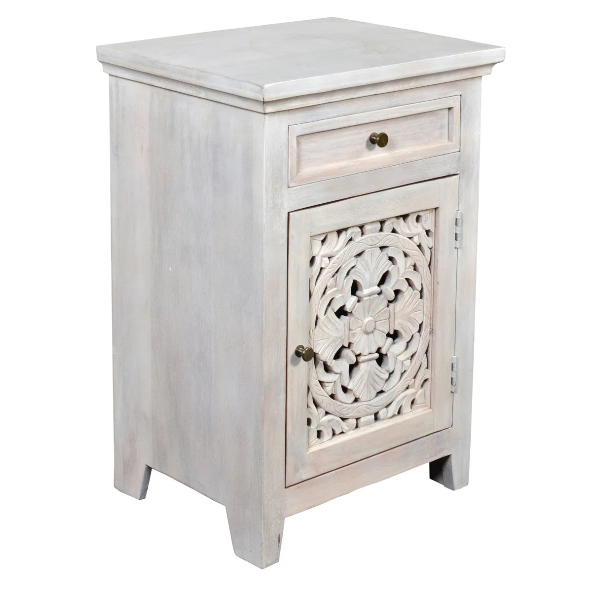 Mango Classic Handmade Solid Mango Wood Bedside Table 51