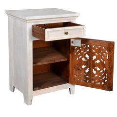 Mango Classic Handmade Solid Mango Wood Bedside Table 51