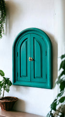 Hand Carved Solid Wooden Window Mirror 77