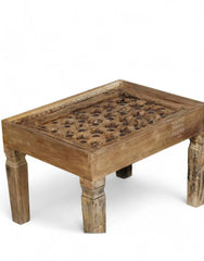 Rustica Hand Carved Reclaimed Wood Coffee Table C71