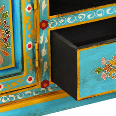 Indian Hand Painted Solid Wood TV Unit Stand B24