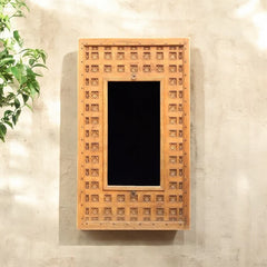 Antique Hand Carved Solid Wooden Mirror Frame 49