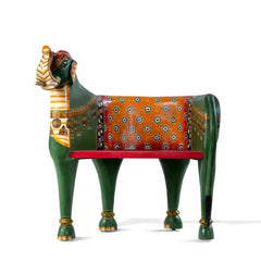 Indian Hand Painted Solid Wood Handmade Chair 25