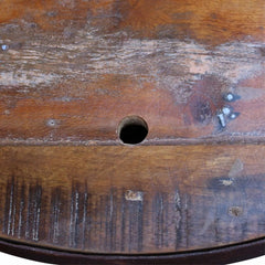NIRVANA Reclaimed Old Timber Drum Round Coffee Table B4