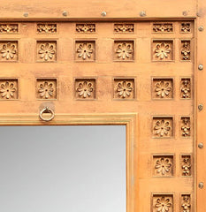 Antique Hand Carved Solid Wooden Mirror Frame 49