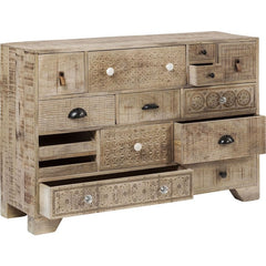 Vivid Sahara Contemporary chest of drawers dresser sideboard 14 drawers