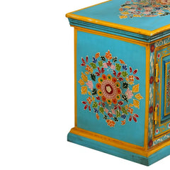Indian Hand Painted Solid Wood TV Unit Stand B24