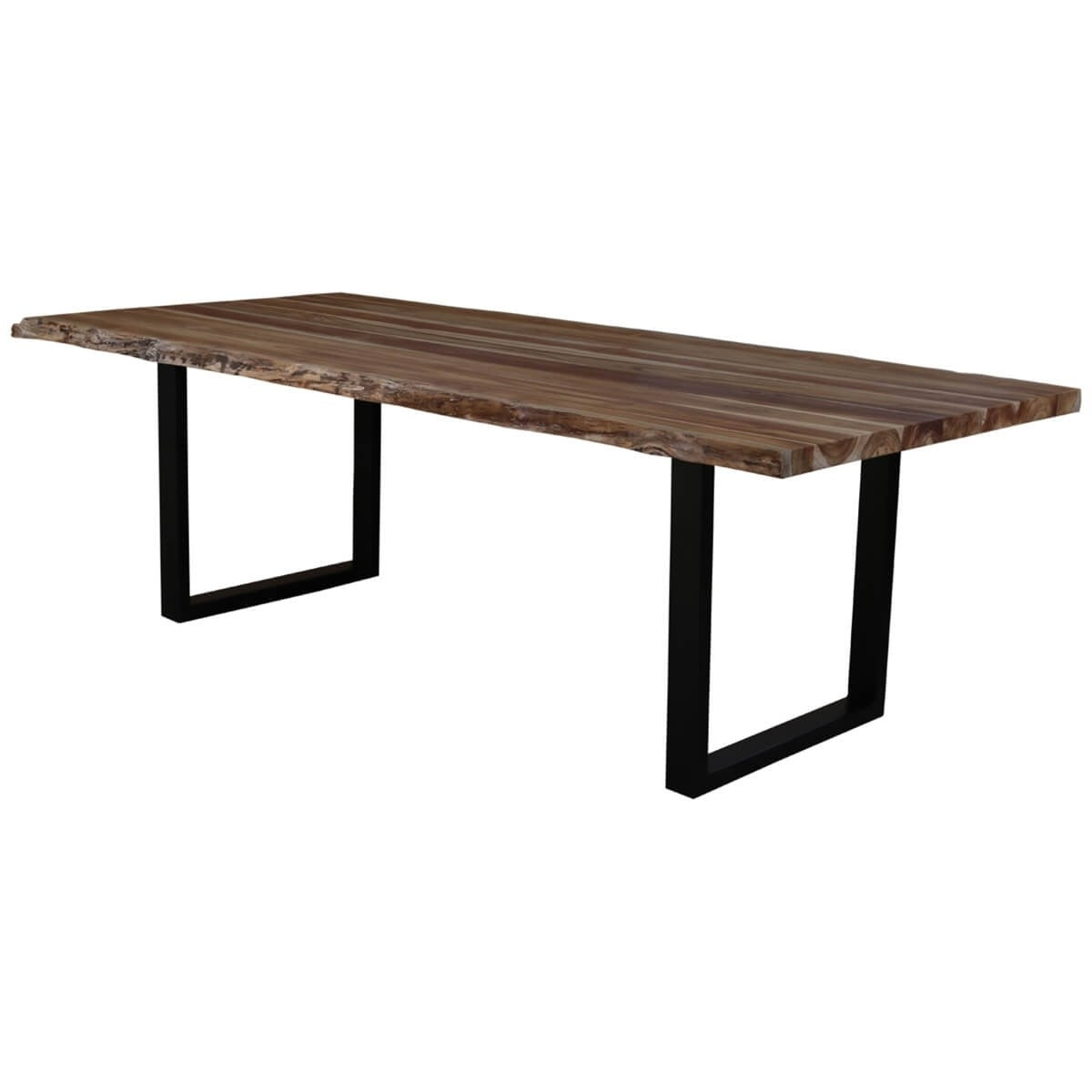 Copenhagen Teak Wood Live Edge Large Dining Table