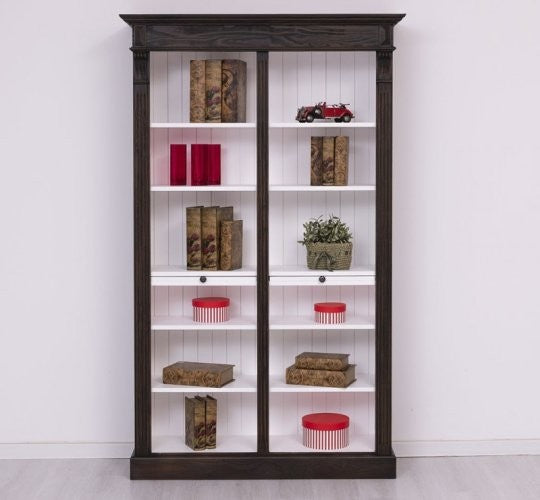 Hand Carved Solid Wood Bookshelf B68