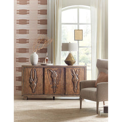 Indian Handmade Solid Wood Carved Sideboard