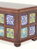 Moroccan Mosaic Handmade Sheesham Wood Blanket Box Chest C13