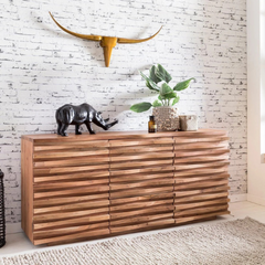 The Attic Artic Solid Wood Sideboard Natural