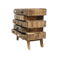 The Attic Hand Carved Mango Solid Wood Bedside Table 52