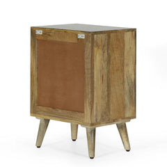 Indian Hand Carved Solid Wooden Bedside Table 53