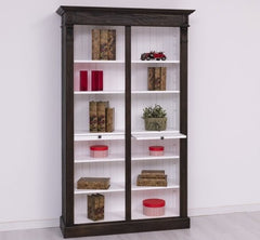 Hand Carved Solid Wood Bookshelf B68