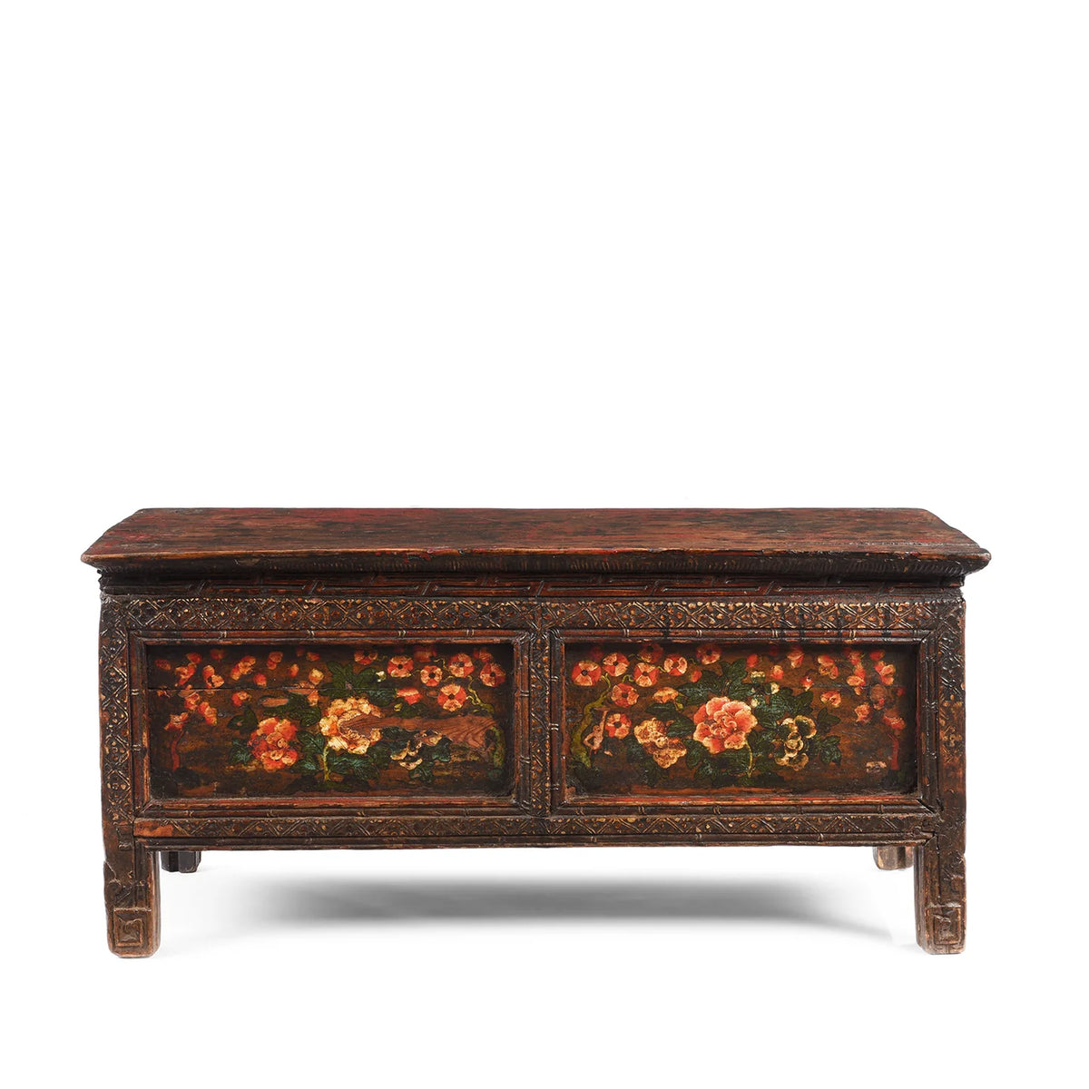 Avani Indian Hand Painted Solid Wood Coffee Table C64