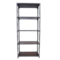 Angle Industrial Large Bookshelf Book Stand 80x40x180cm