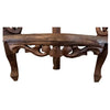 Indian Antique Hand Carved Solid Wood Corner Shelf B63