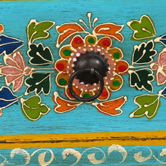 Indian Hand Painted Solid Wood TV Unit Stand B24