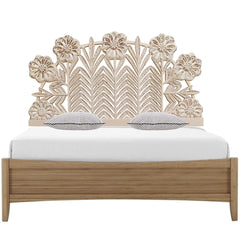 Hand Carved King Size Bed Headboard Bed Head H13
