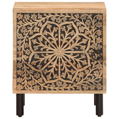 Kraft Bazaar Indian  Wood Hand Carved Bedside Table 54
