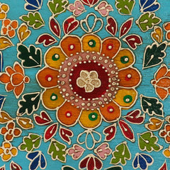 Indian Hand Painted Solid Wood TV Unit Stand B24